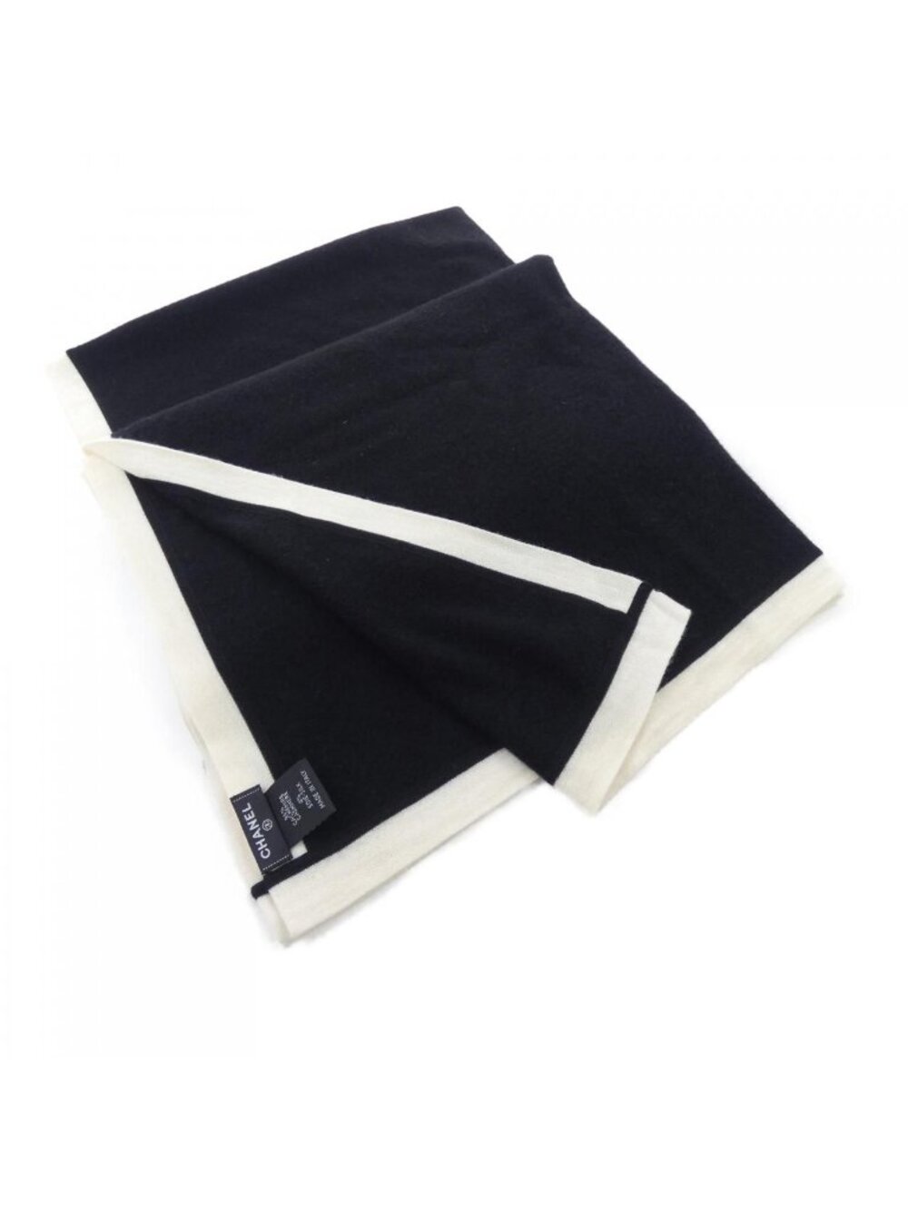 Chanel Stole Scarf Black